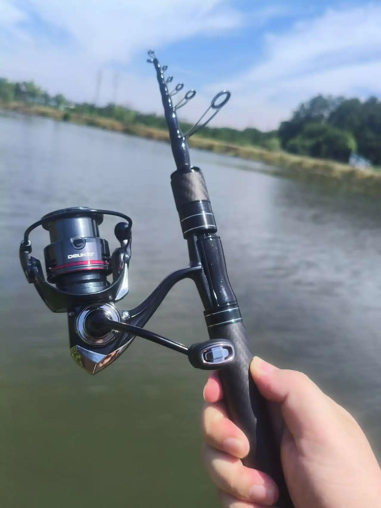 Developing Tank Reel - DEUKIO 1.68/1.8M Fishing Rod Reel Combo