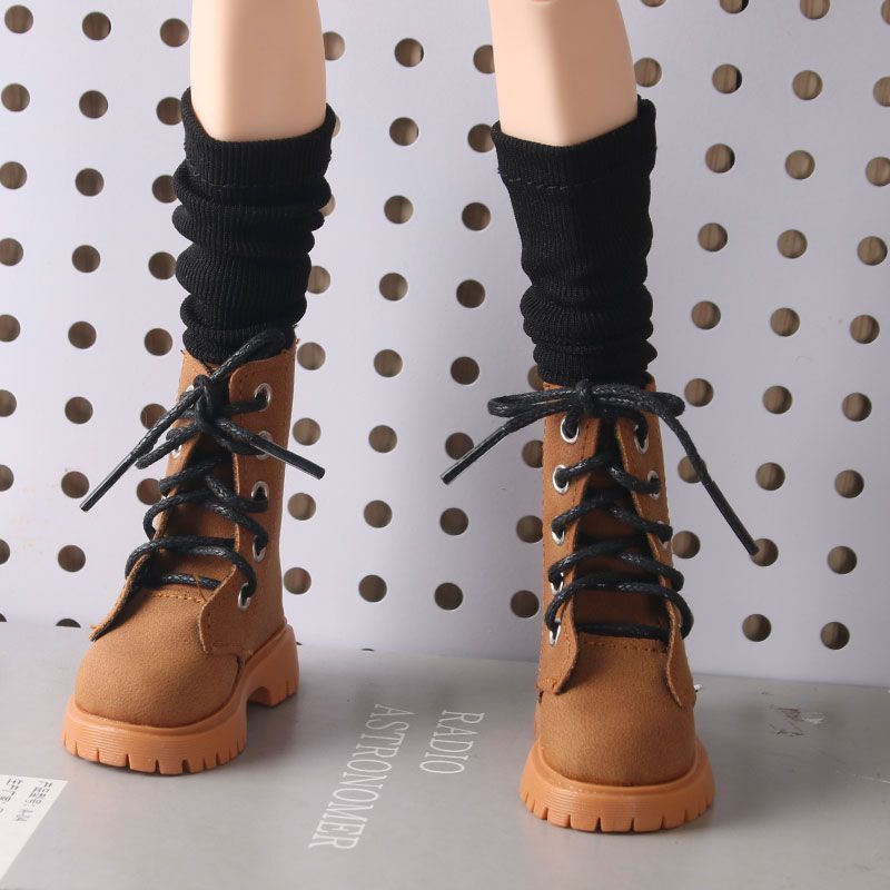 Vintage Collectible Shoes - Vintage Camel Suede Combat Boots Fit