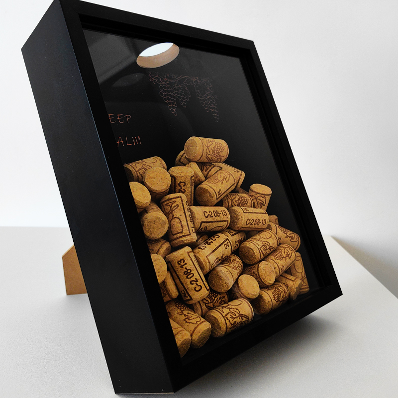 Red Wine Cork Display Frame Wo - Collectible Vintage Wine review and price