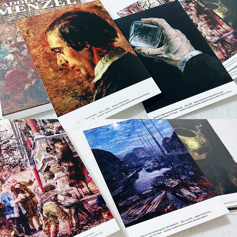30PCS Adolph Von Menzel Oil Pa - Collectible Vintage Greeting Cards review and price