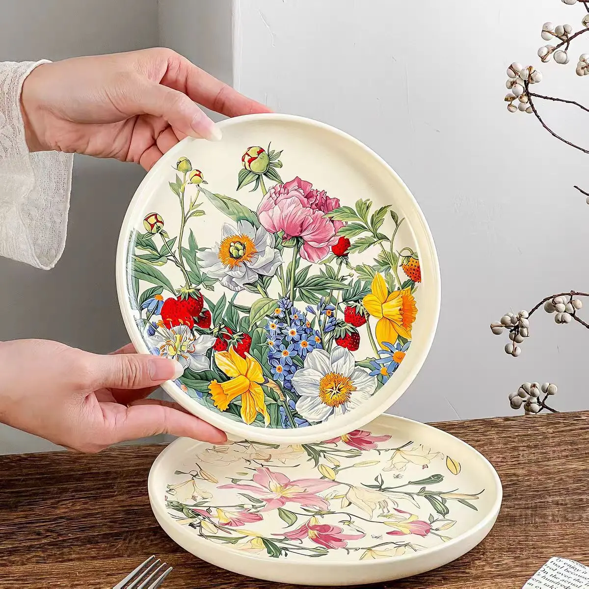 Creative Romantic Floral Ceram - Vintage Collectible Dishes review and price