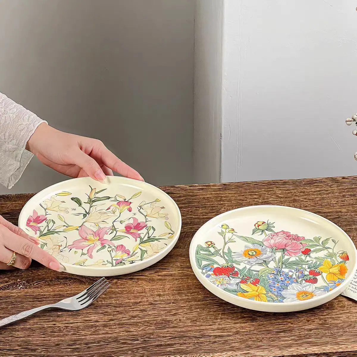 Creative Romantic Floral Ceram - Vintage Collectible Dishes review and price