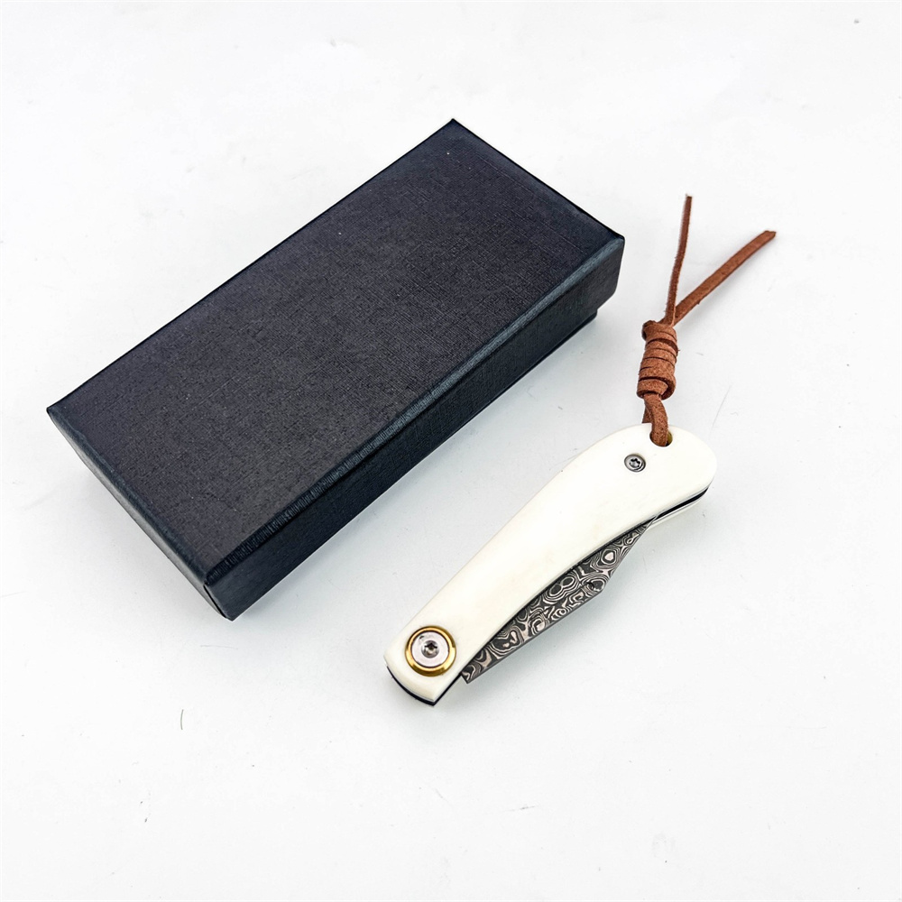 Compact Vintage Damascus Foldi - Vintage Collectible Pocket Knives review and price