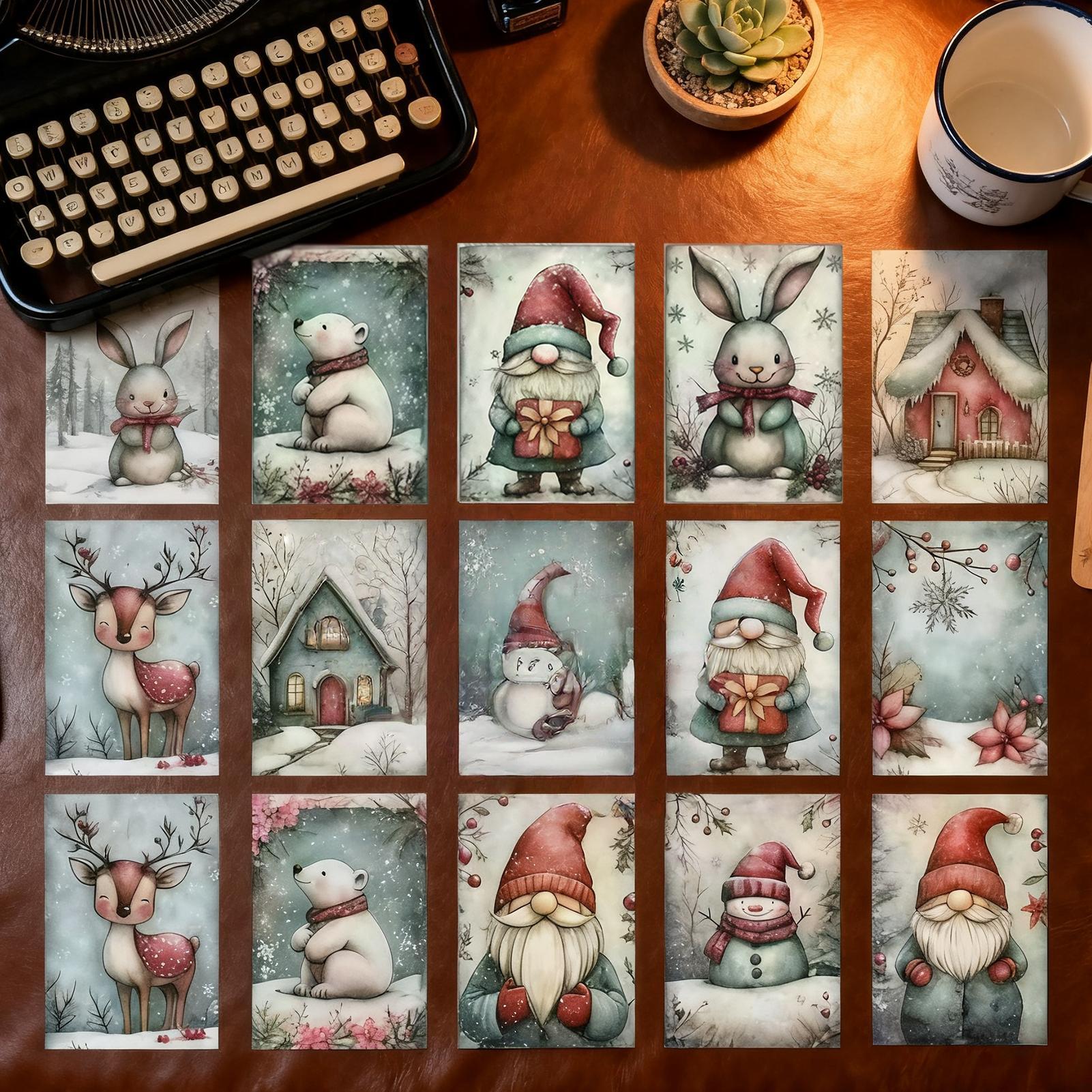 Christmas Greeting Card 20-Pie - Collectible Vintage Greeting Cards review and price