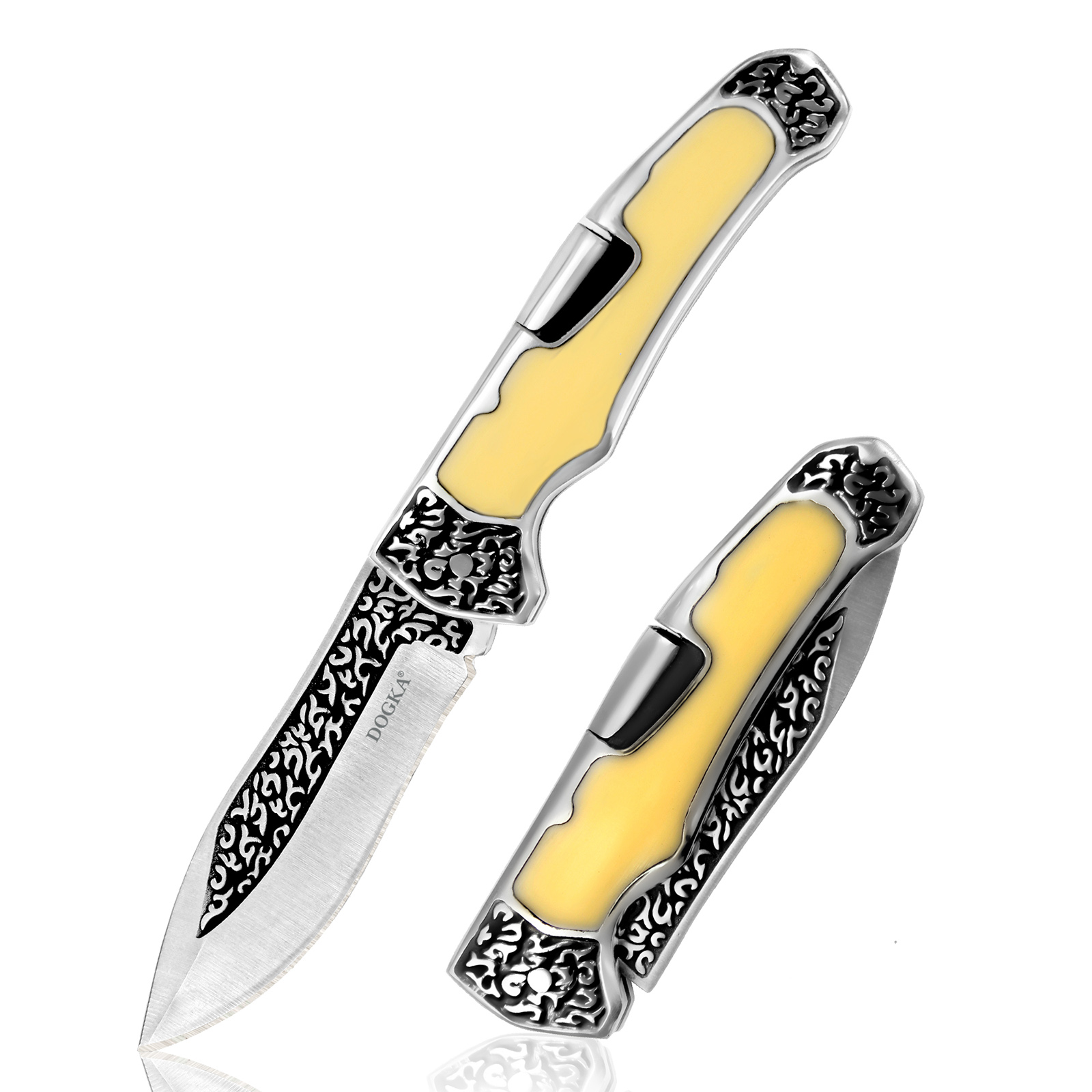 Vintage Engraved Folding Pocke - Vintage Collectible Pocket Knives review and price