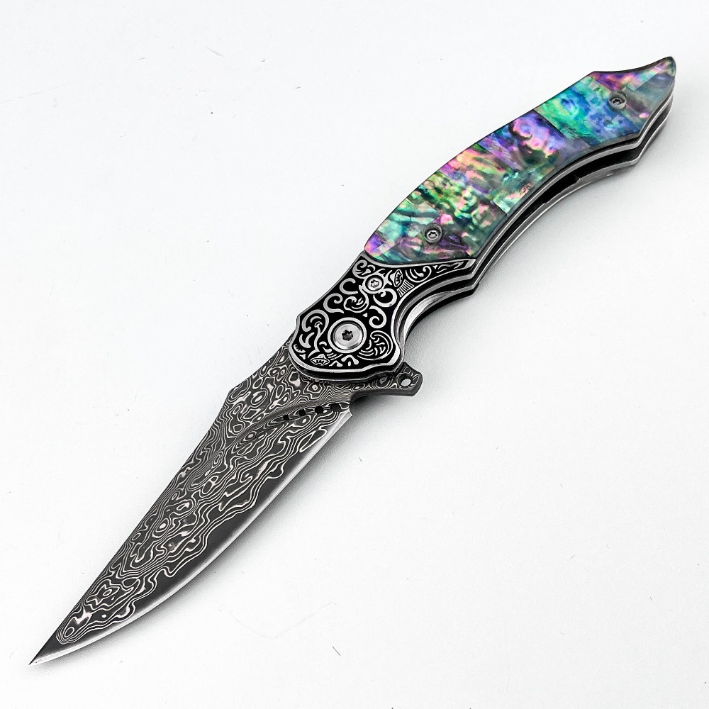 New Vintage Damascus Pattern B - Vintage Collectible Pocket Knives review and price