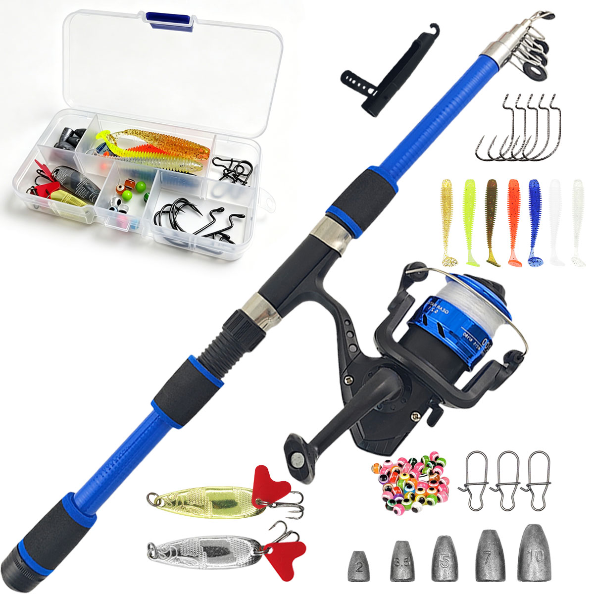 Fishing Rod And Reel Bait Full - Developing Tank Reel review and price