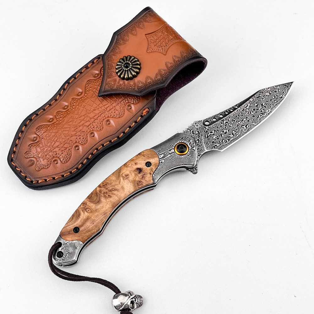 High Hardness Damascus Pattern - Vintage Collectible Pocket Knives review and price