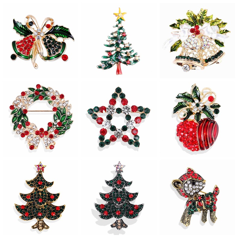 Vintage Rhinestone Christmas B - Vintage Collectible Santa review and price