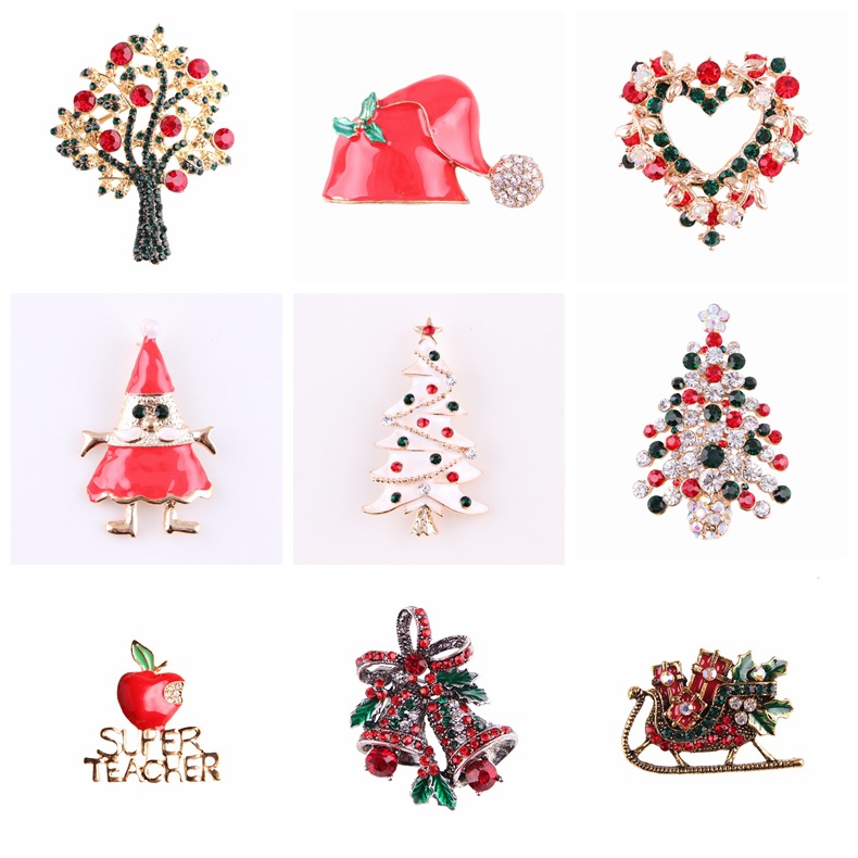 Vintage Rhinestone Christmas B - Vintage Collectible Santa review and price