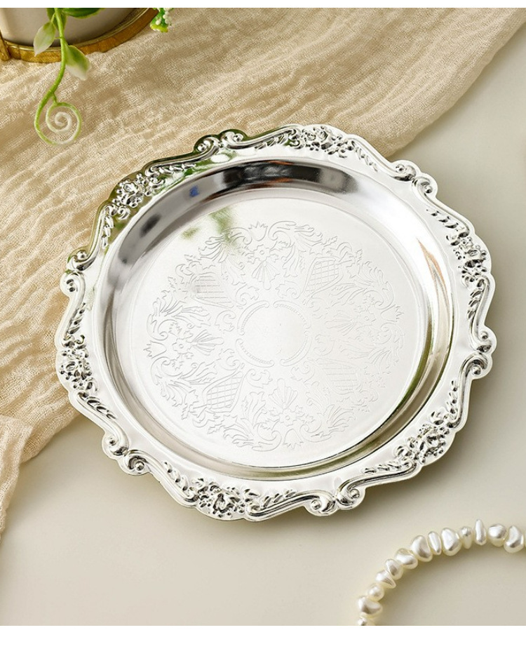 Vintage Metal Embossed Tray Lu - Vintage Collectible Dishes review and price