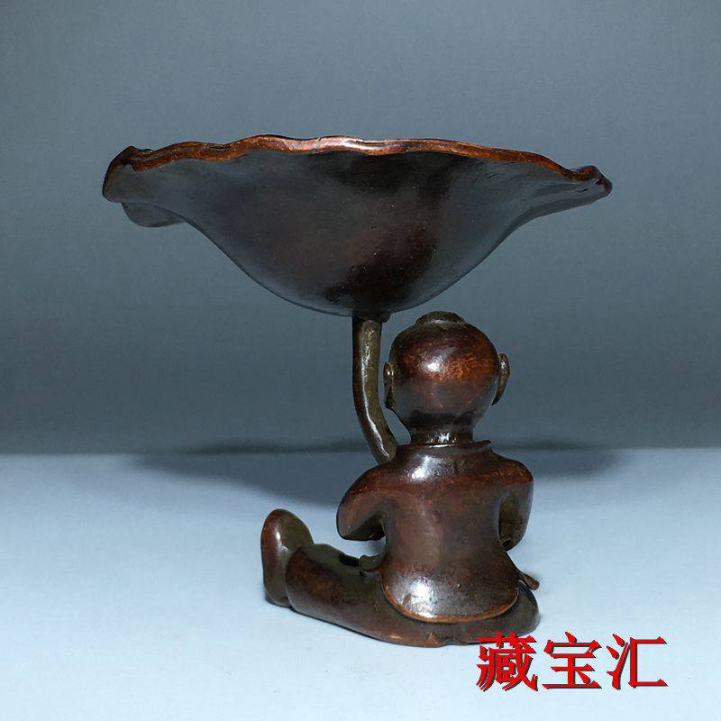 Vintage Antique Lotus Leaf Chi - Vintage Items Collection review and price