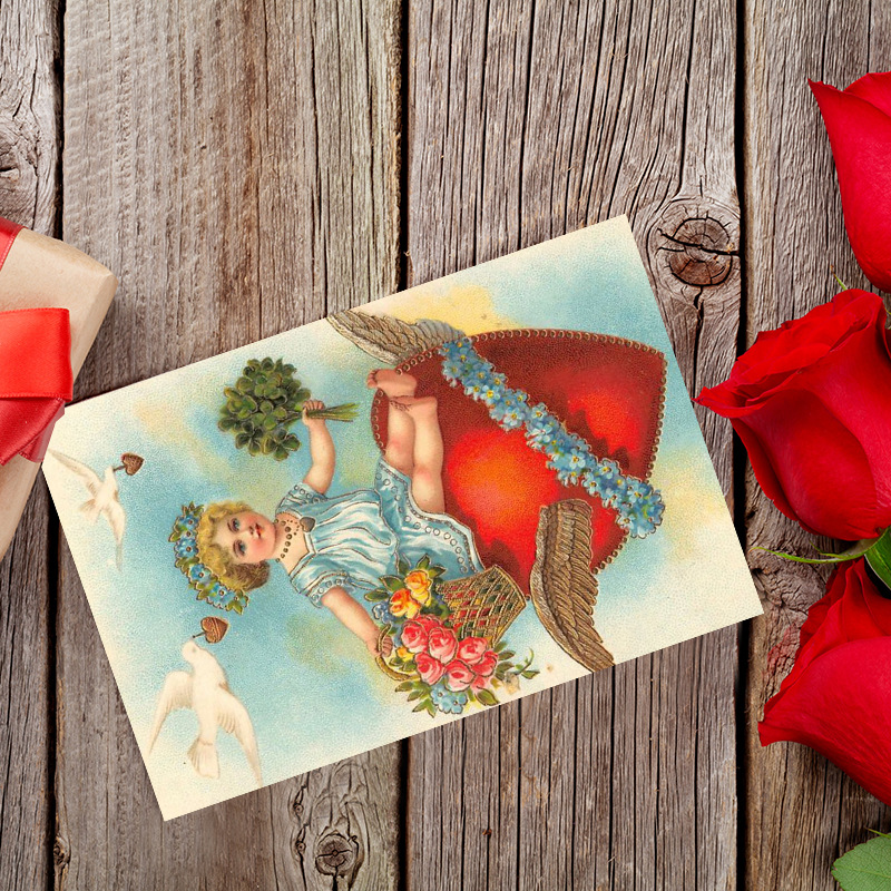 12pcs Valentine's Day Vintage  - Collectible Vintage Greeting Cards review and price