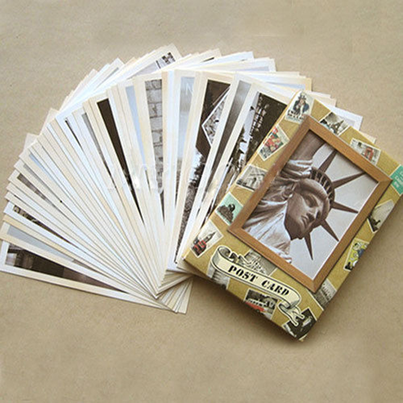 New 32Pcs Vintage Famous Build - Collectible Vintage Greeting Cards review and price
