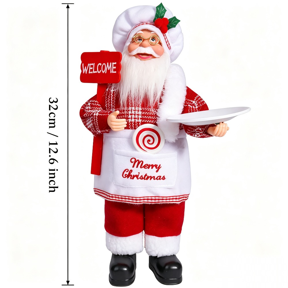 A Christmas chef-themed Santa  - Vintage Collectible Santa review and price