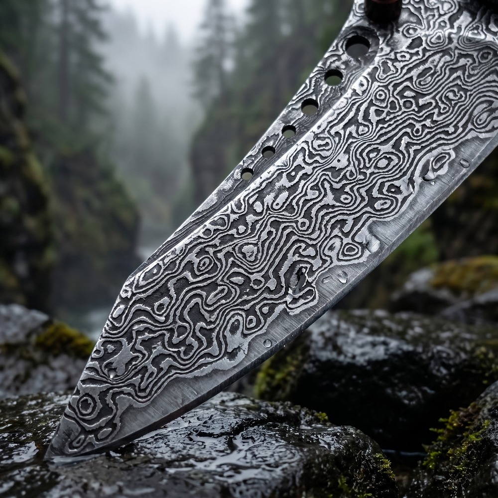 High Hardness Damascus Pattern - Vintage Collectible Pocket Knives review and price
