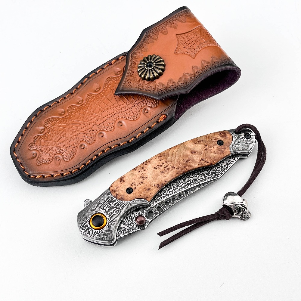 High Hardness Damascus Pattern - Vintage Collectible Pocket Knives review and price